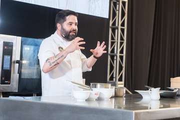 Las demostraciones culinarias formaron parte de la segunda jornada de la Feria Gran Canaria Me Gusta (Foto TA)